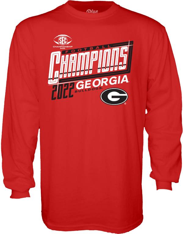 Blue 84 2022 SEC Football Champions Georgia Bulldogs Locker Room Long Sleeve T-Shirt product image