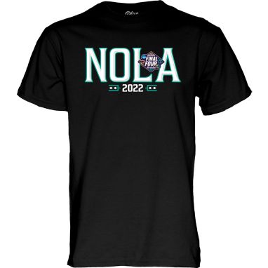 sorry, Blue 84 NCAA 2022 Men's Basketball March Madness Final Four NOLA Black T-Shirt is currently out of stock