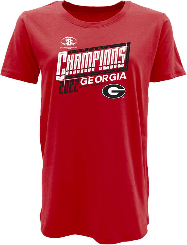Blue 84 Women's 2022 SEC Football Champions Georgia Bulldogs Locker Room T-Shirt product image