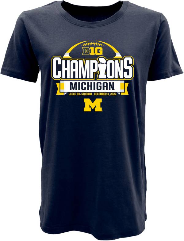 Blue 84 Women's 2022 Big Ten Football Champions Michigan Wolverines Locker Room T-Shirt product image