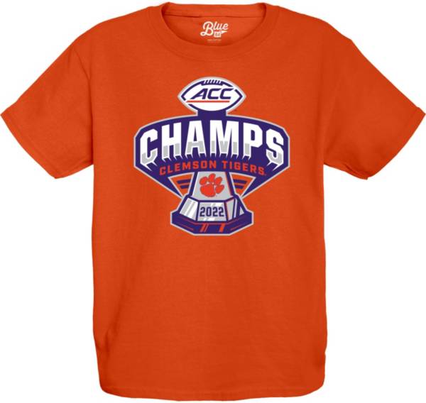 Blue 84 Youth 2022 ACC Football Champions Clemson Tigers Locker Room T-Shirt product image