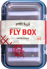 Fly Box Waterproof Black-Slit Foam-Double Sided – Perfect Hatch