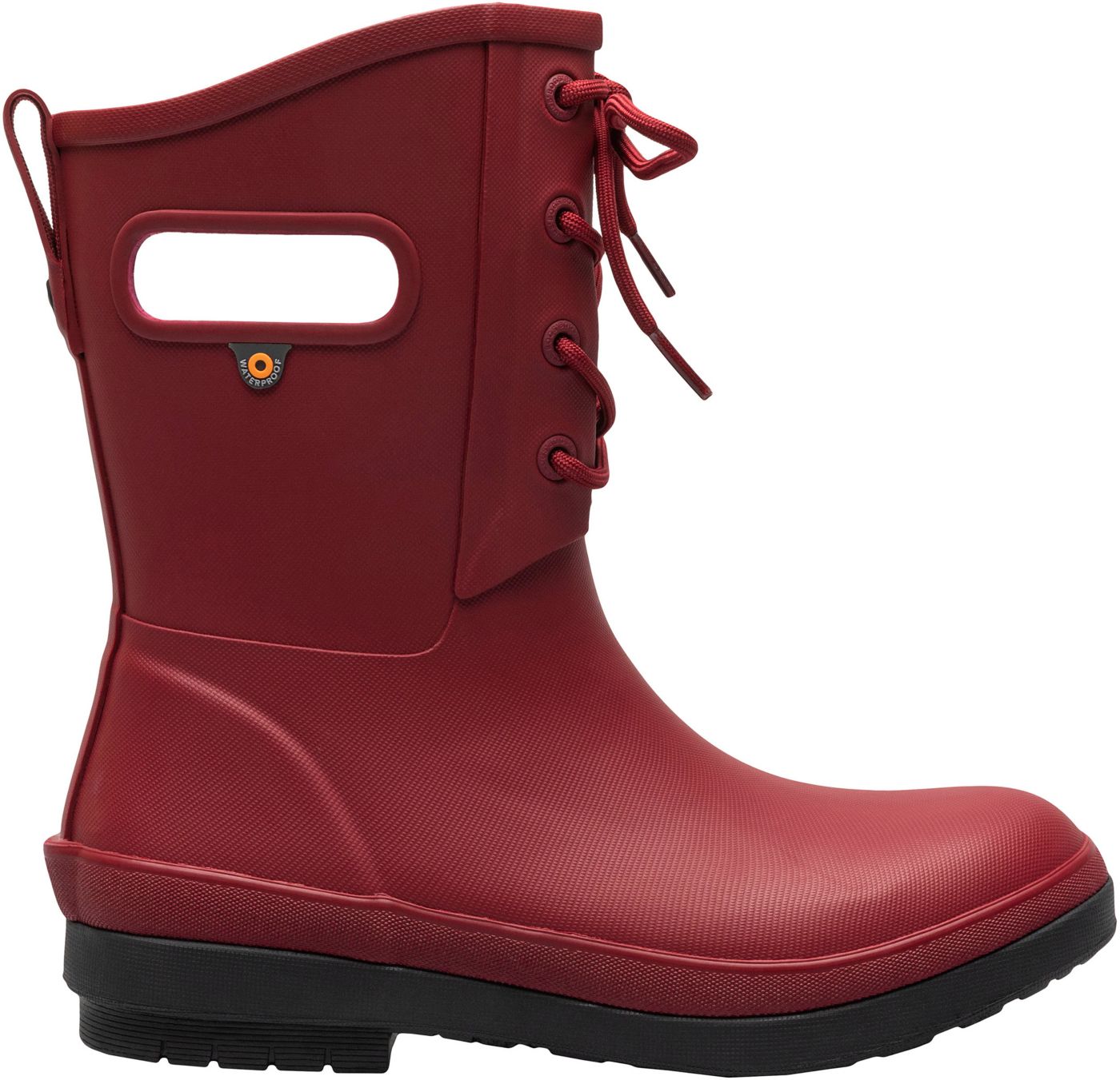 Bogs Women s Amanda Plush II Waterproof Lace up Rain Boots
