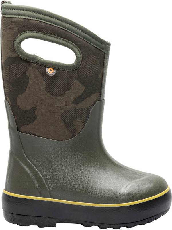 Bogs Kids' Classic II Tonal Camo Waterproof Insulated Rain Boots product image