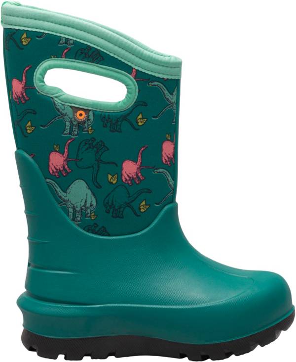 Bogs Kids' Neo Classic Good Dino Waterproof Winter Boots product image