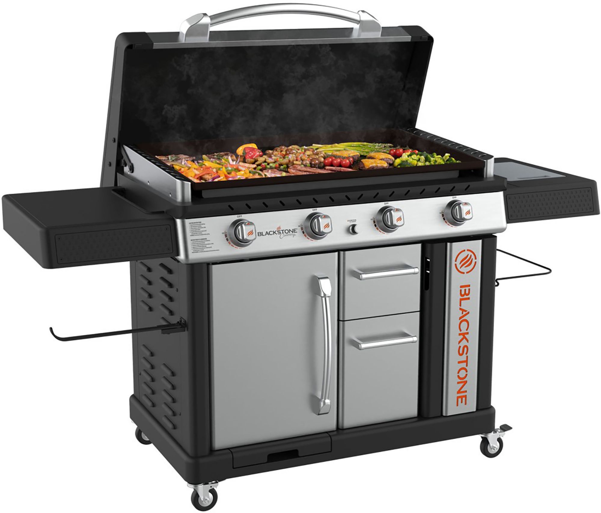 Blackstone 36 Culinary Pro Propane Gas Cabinet Griddle With Hood   22BKSU36CLNRYPRCBCFP