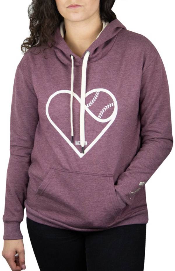 Baseballism Women s Heart Seams Hoodie Dick s Sporting Goods