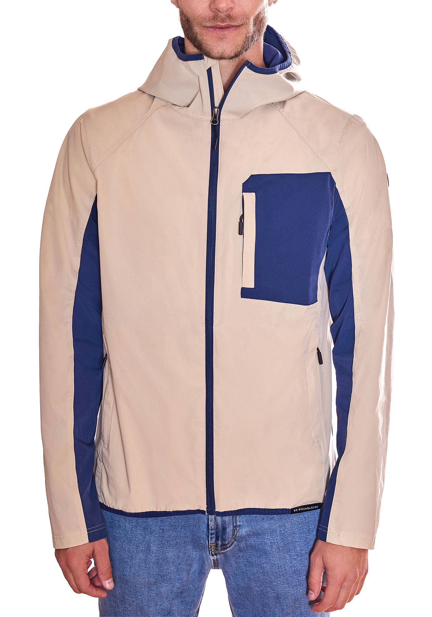 Nike nylon colour block full zip jacket sale