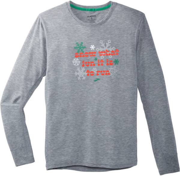 Brooks Men's Run Merry Distance Graphic Long Sleeve T-Shirt product image