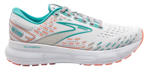 Brooks womens white sneakers 2025