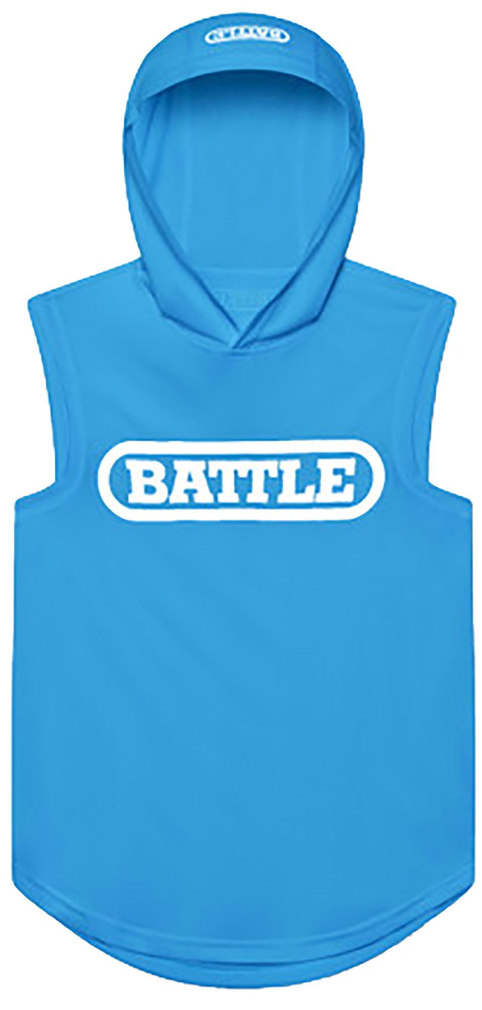 Battle Mens Sleeveless Light Action Hoodie Black Battle Face Mask - Main Image