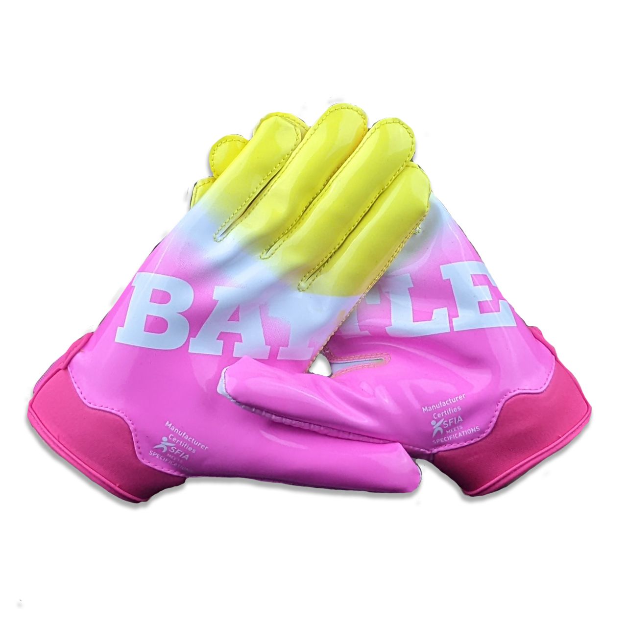 youth battle football gloves