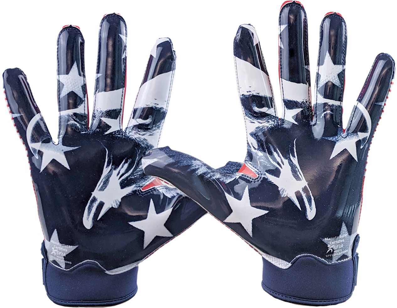 football gloves youth blue