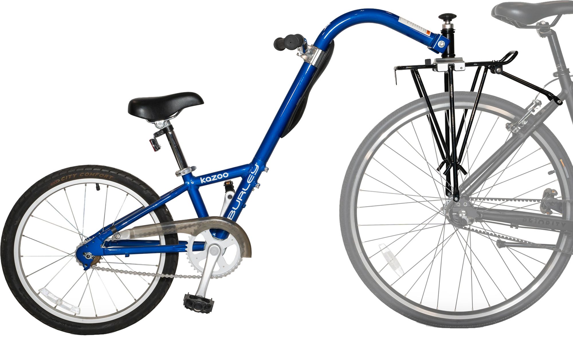 burley kazoo single speed trailercycle blue