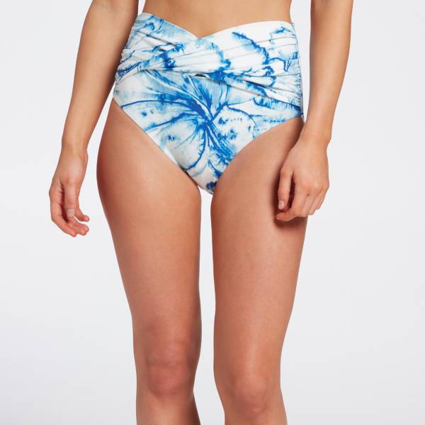 Calise Twist Front High Waist Bikini – keva J swimwear