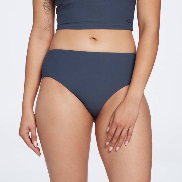 CALIA Women's Textured Mid Rise Bikini Bottom product image