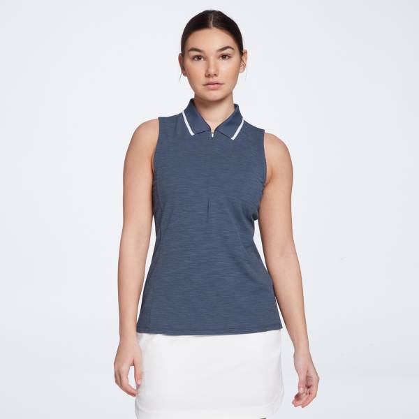 Ladies sleeveless on sale polo shirt sale