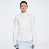 Mock Neck Golf Shirt with UV Protection