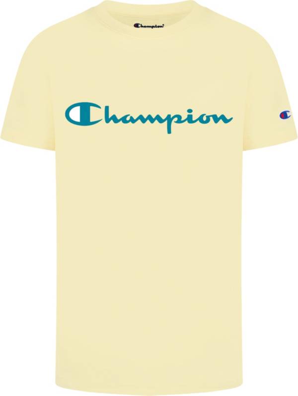 Champion Boys' Classic Script Short Sleeve T-Shirt product image