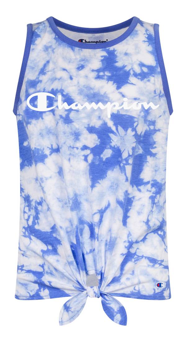 Champion Girls' Tie Front Tie Dye Tank Top product image