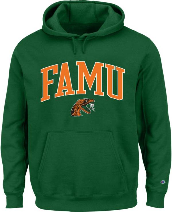 Champion Men's Big and Tall Florida A&M Rattlers Green Pullover Hoodie product image