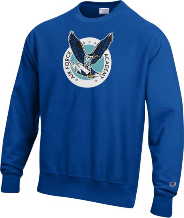 Champion Men's Air Force Falcons Royal Blue Reverse Weave Crew Pullover Sweatshirt product image