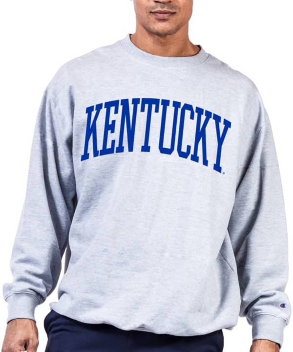 Champion Men's Big u0026 Tall Kentucky Wildcats Grey Reverse Weave Crew  Sweatshirt | Dick's Sporting Goods
