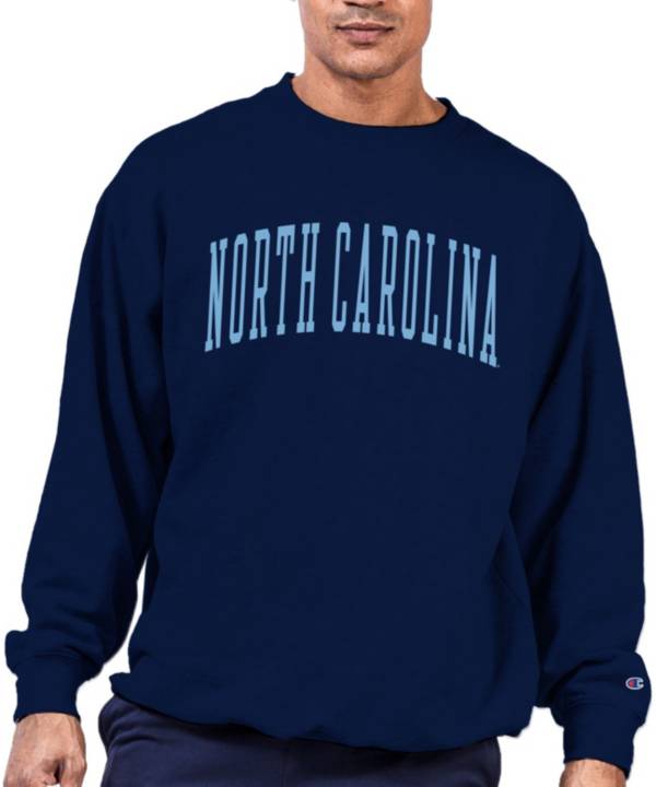 Champion Men's Big & Tall North Carolina Tar Heels Navy Reverse Weave Crew  Sweatshirt