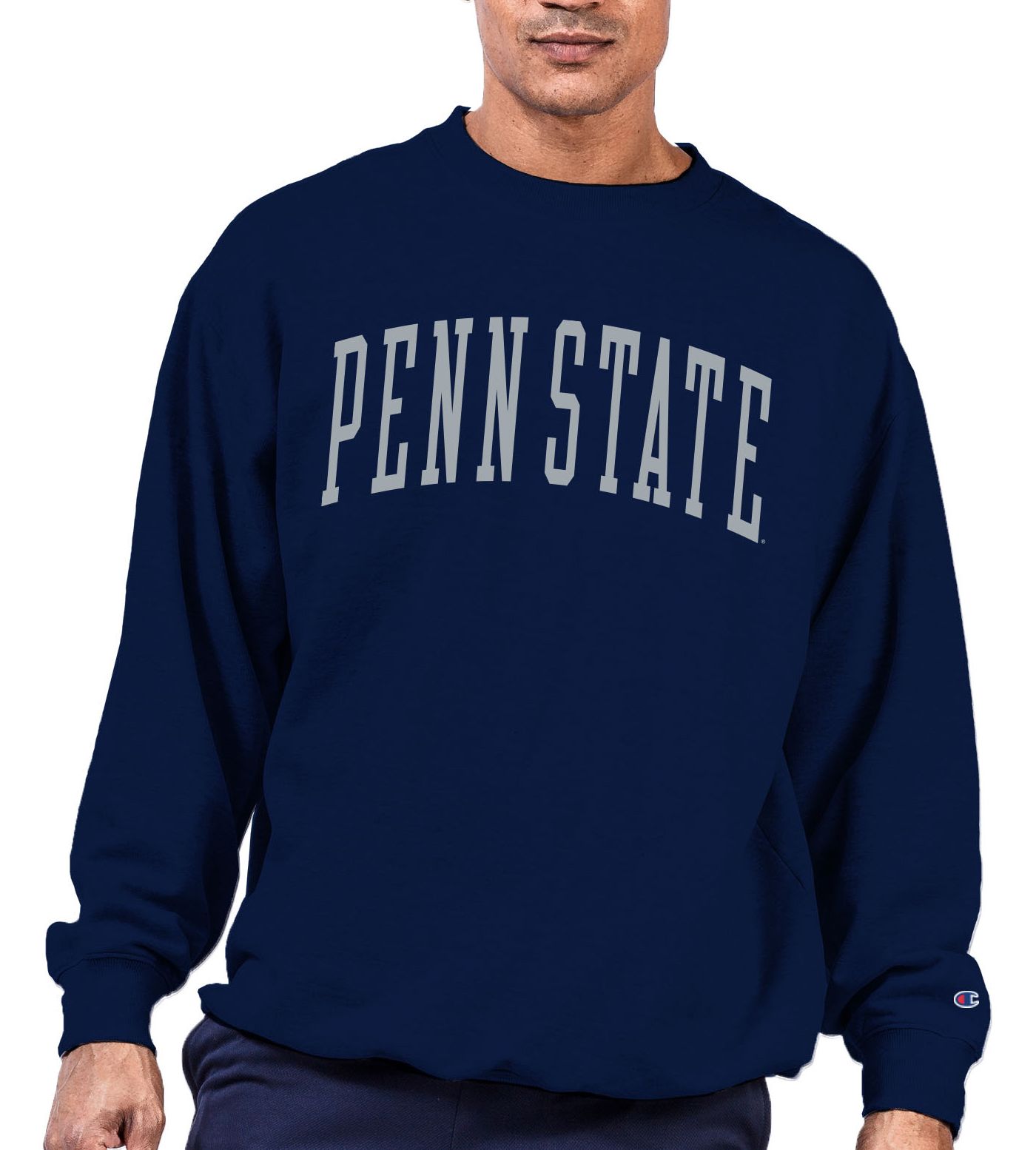 Champion Men s Big Tall Penn State Nittany Lions Blue Reverse Weave Crew Sweatshirt Dick s Sporting Goods