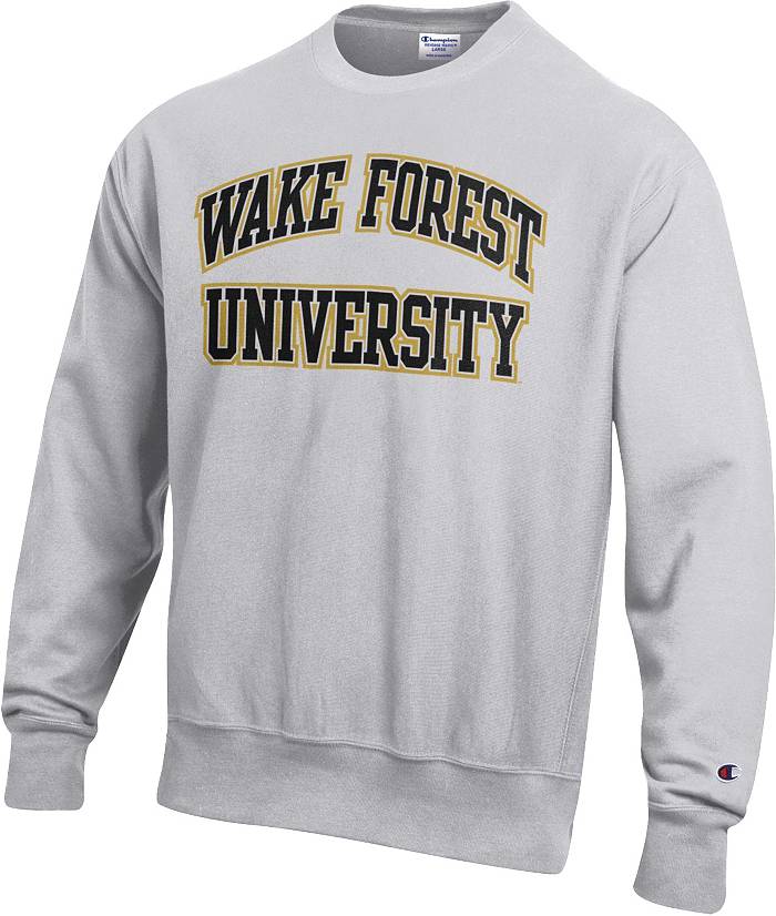 Ru Compulsion Caius Champion Men's Wake Forest Demon Deacons Grey Reverse Weave Crew Sweater |  Dick's Sporting Goods