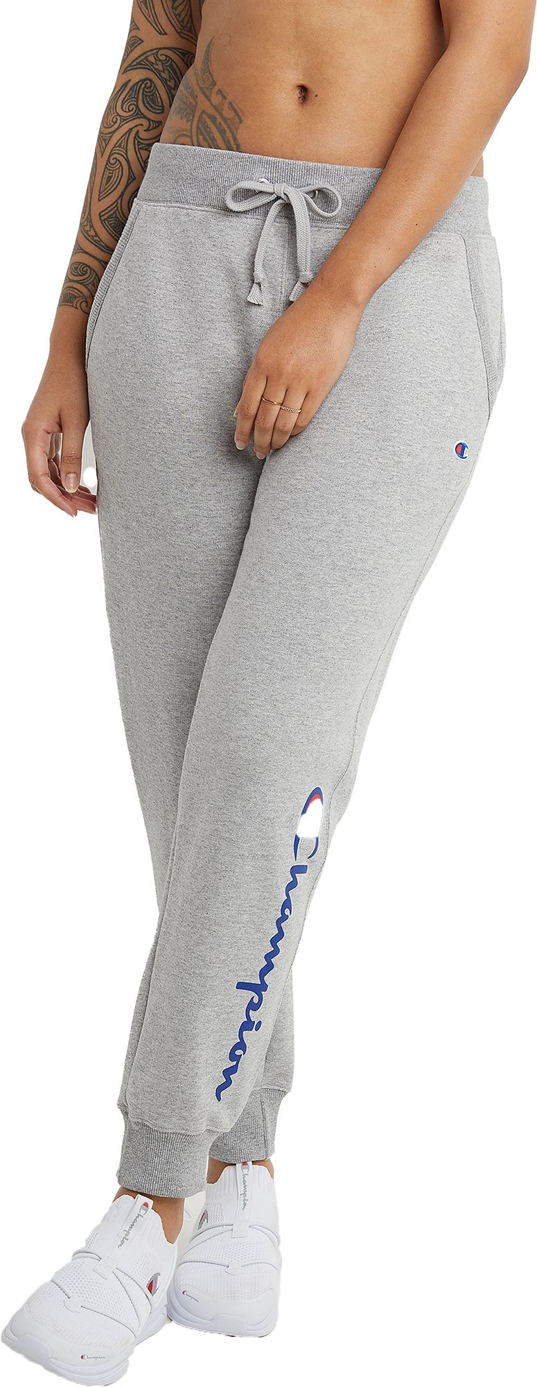 women's champion sweatpants grey