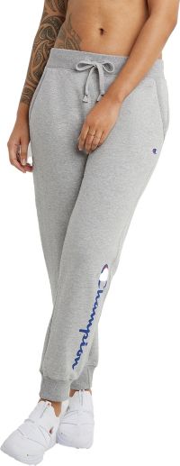 Champion Powerblend Womens Mid Rise Jogger Pant, Color: Terracotta