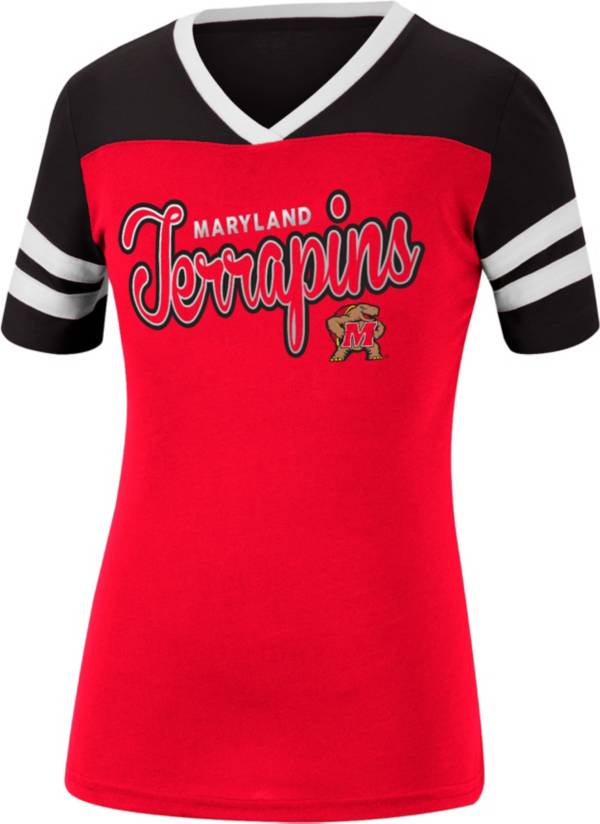 Colosseum Girl's Maryland Terrapins Red Flying Dutchman T-Shirt product image