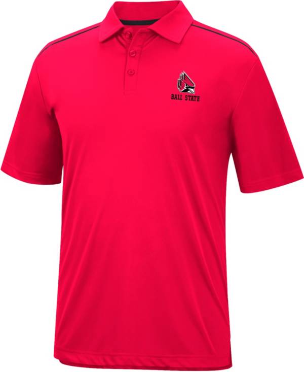 Colosseum Men's Ball State Cardinals Cardinal Polo product image
