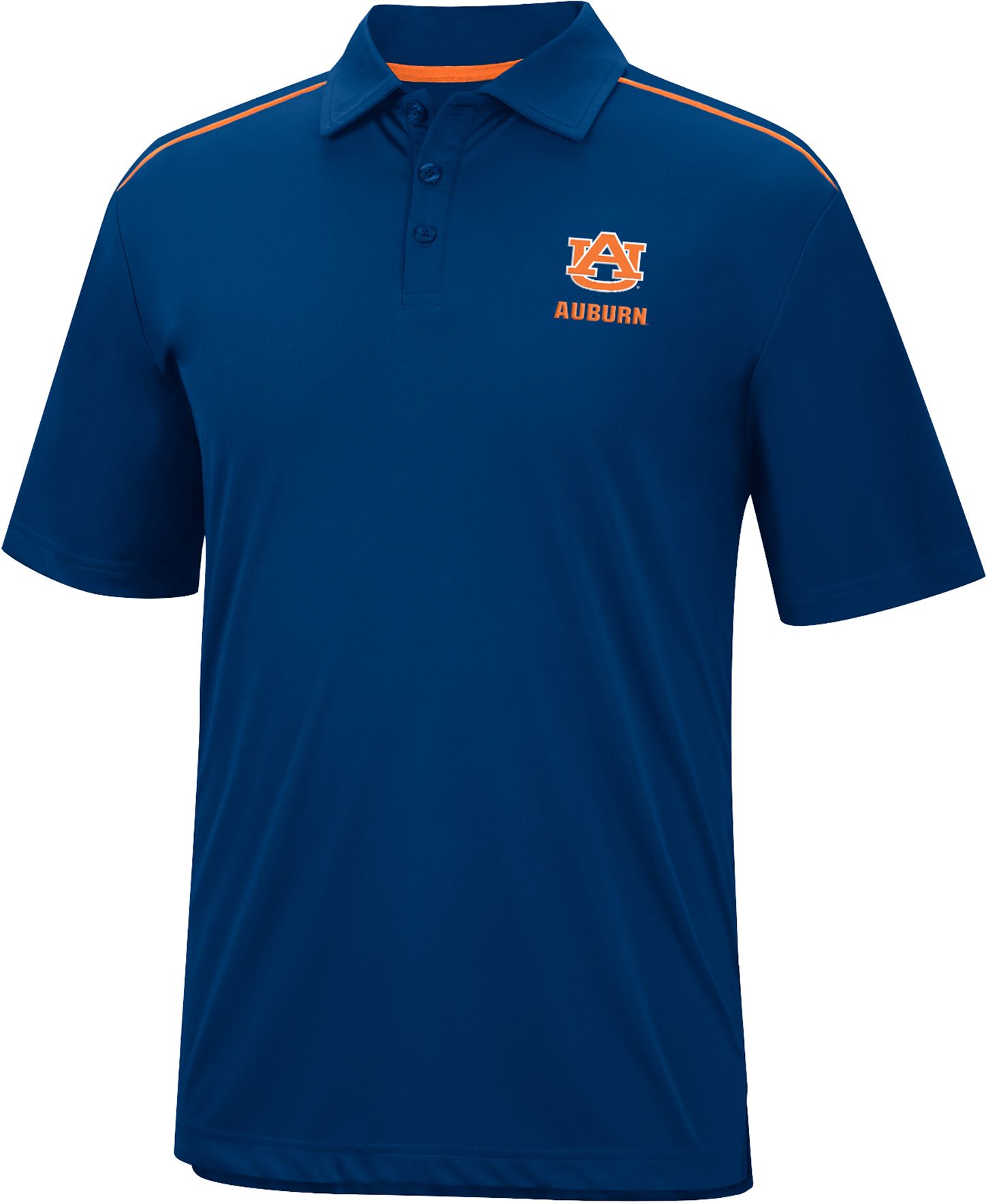 Colosseum Men's Auburn Tigers Blue Polo