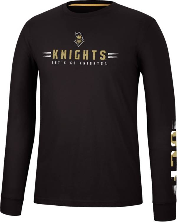 Colosseum Men's UCF Knights Black Spackler Longsleeve T-Shirt product image
