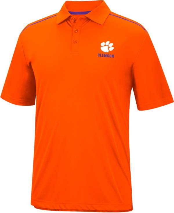 Colosseum Men's Clemson Tigers Orange Polo product image