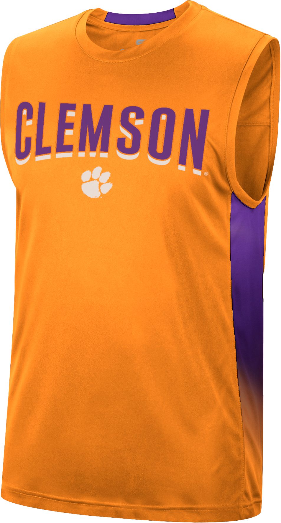 clemson sleeveless hoodie