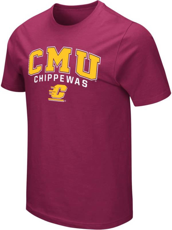 Colosseum Men's Central Michigan Chippewas Maroon T-Shirt product image
