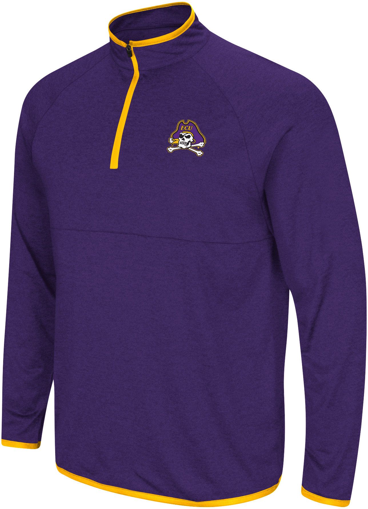 Colosseum Men's East Carolina Pirates Purple Rival 1/4 Zip Jacket