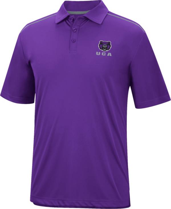 Colosseum Men's Central Arkansas Bears Purple Polo Golf Galaxy