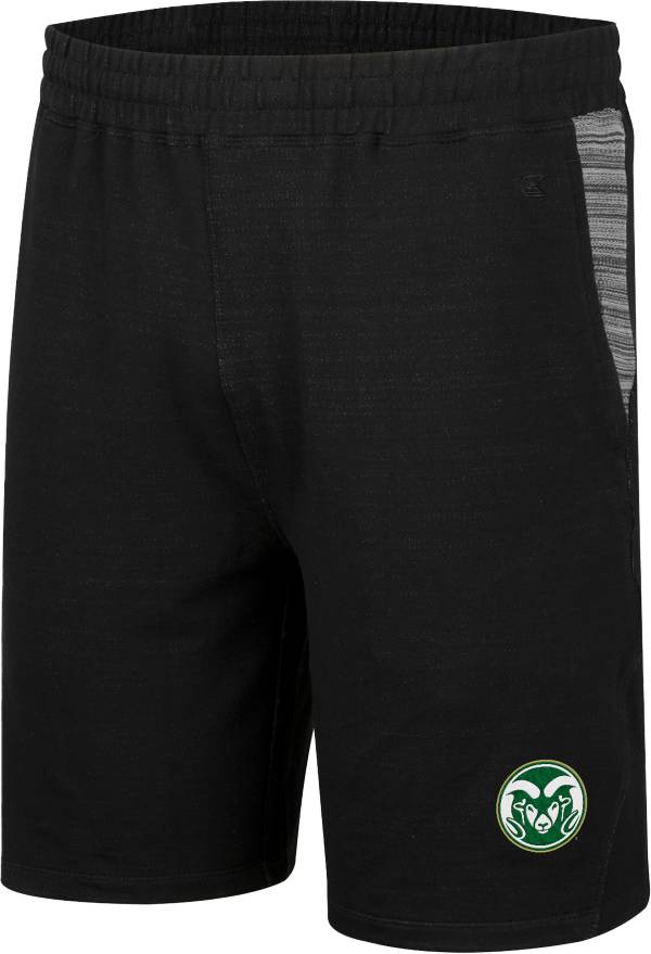 Colosseum Men's Colorado State Rams Black Thunder Fleece Shorts product image
