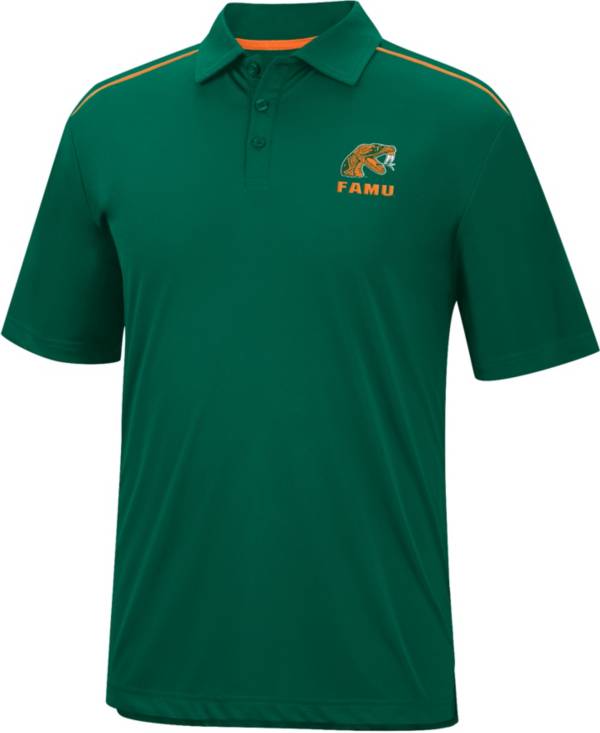 Colosseum Men's Florida A&M Rattlers Green Polo product image