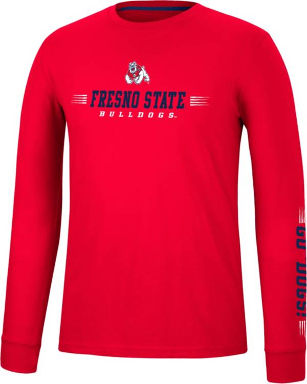 Colosseum Men's Fresno State Bulldogs Cardinal Spackler Longsleeve T-Shirt  | Dick's Sporting Goods