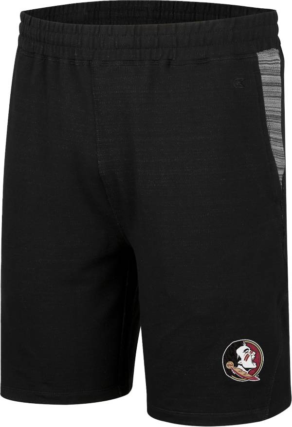 Colosseum Men's Florida State Seminoles Black Thunder Fleece Shorts product image
