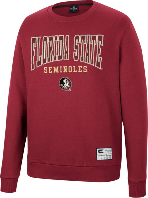 Colosseum Men's Florida State Seminoles Garnet Scholarship Pullover Sweatshirt product image