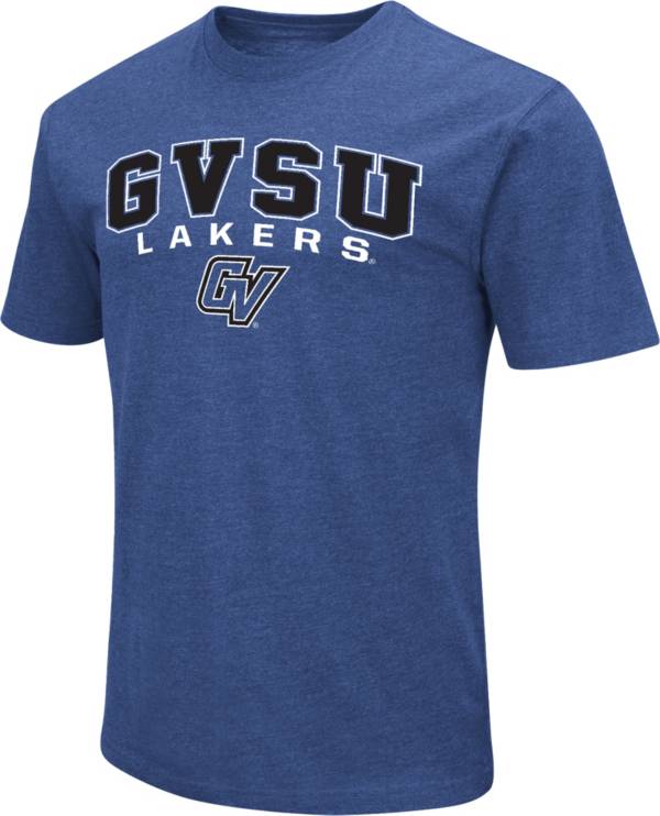 Colosseum Men's Grand Valley State Lakers Laker Blue Promo T-Shirt ...