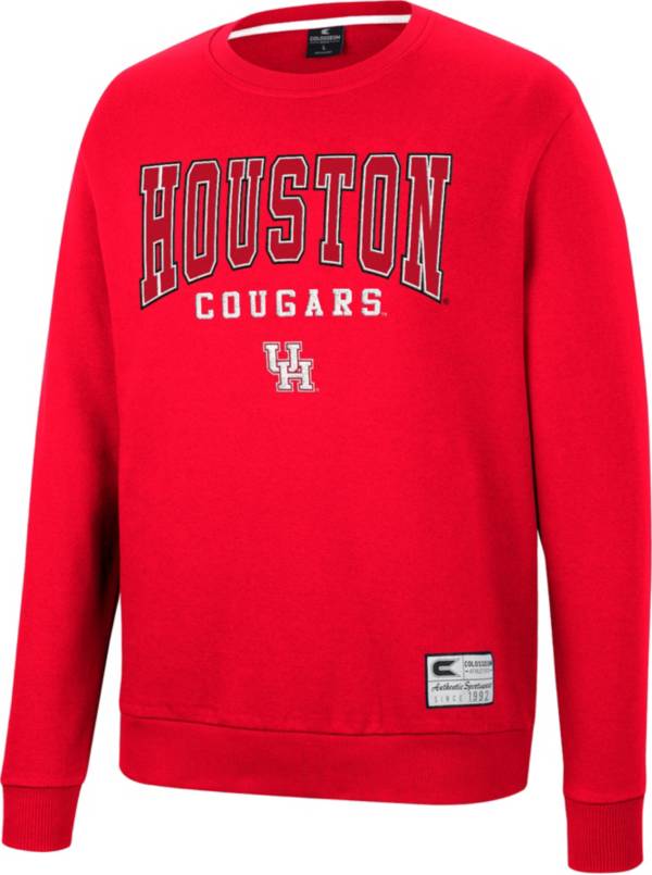 Colosseum Men's Houston Cougars Red Scholarship Pullover Sweatshirt product image