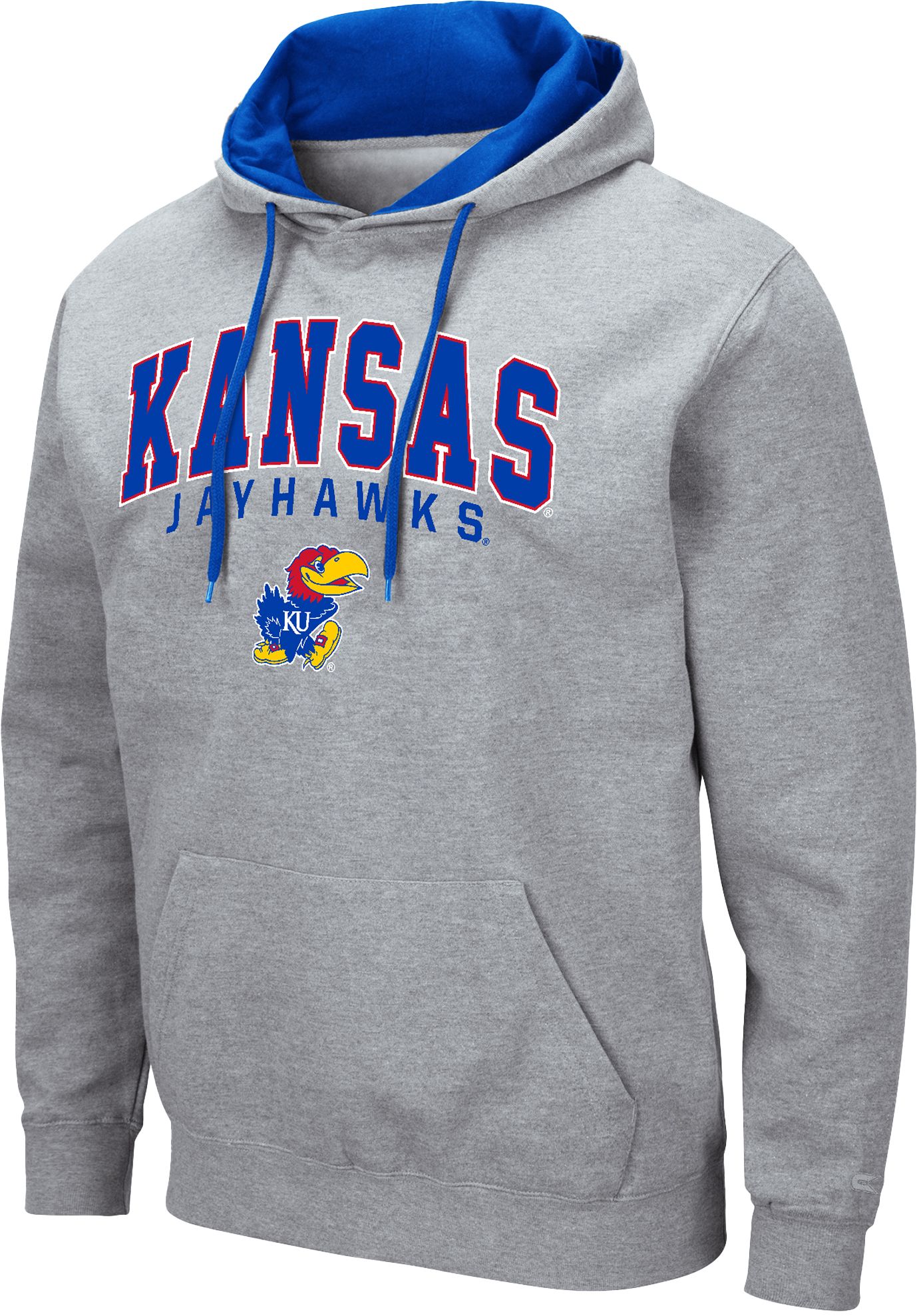 Colosseum Men's Kansas Jayhawks Grey Hoodie | Dick's Sporting Goods
