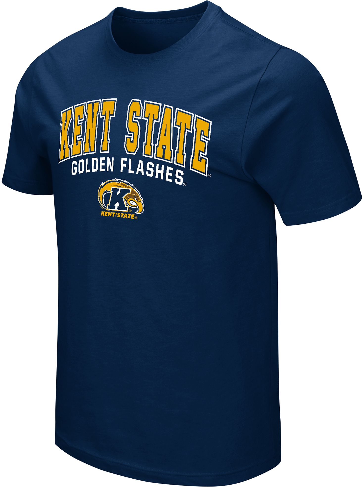 Colosseum Men's Kent State Golden Flashes Navy Blue T-Shirt